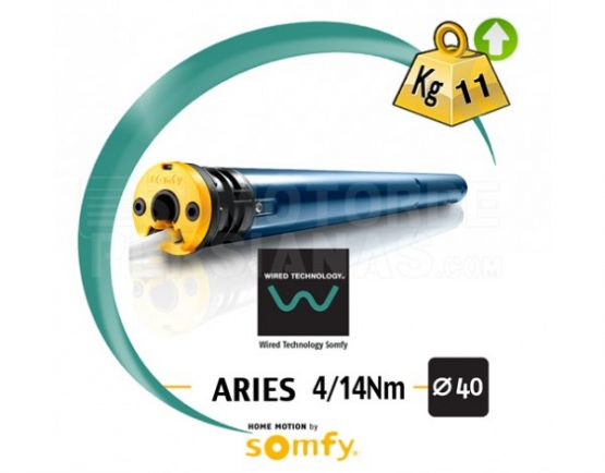 Motor Somfy 40mm Cable ARIES 4/14