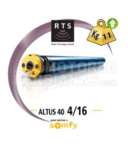 Motor Somfy 40mm RTS ALTUS 4/16