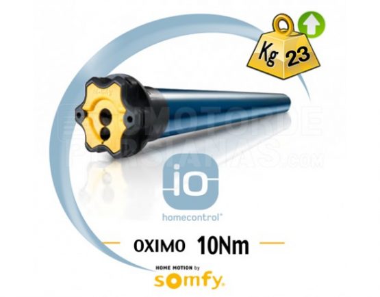 Motor Somfy iO Oximo para persiana 10 Nm