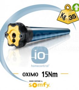 Motor Somfy iO Oximo para persiana 15 Nm