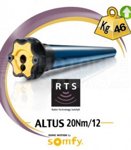 Motor Somfy RTS Altus genérico 20Nm