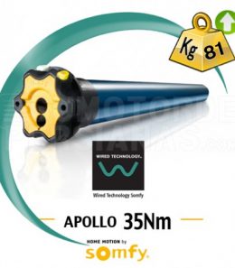 Motor Somfy via cable APOLLO 35Nm