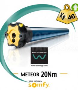 Motor Somfy via cable METEOR 20Nm