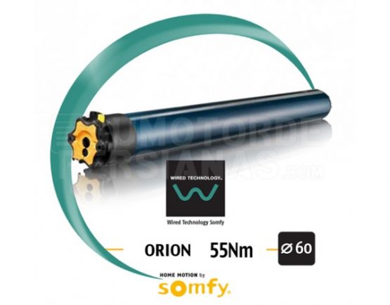 Motor Somfy via cable ORION 55Nm