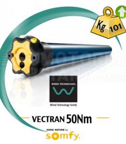 Motor Somfy via cable VECTRAN 50Nm