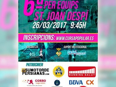 Sumotordepersianas.com patrocinador de la Marató per Relleus a Sant Joan Despi